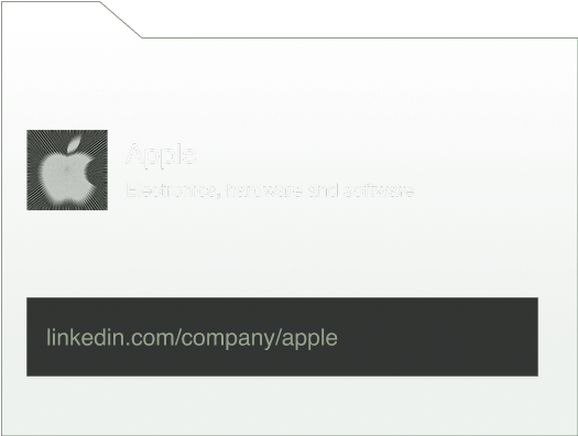 Company data visualization