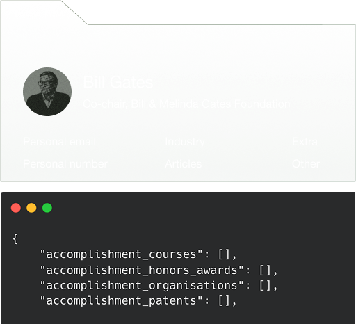 Company data visualization